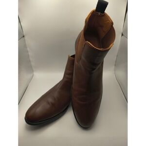 Enzo Tesoti Chelsea Boots Mens 42 Brown Leather Made In Spain